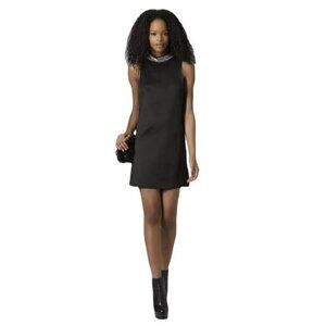 New‎ TOPSHOP Embellished High Neck Dress Tunic Black 2
